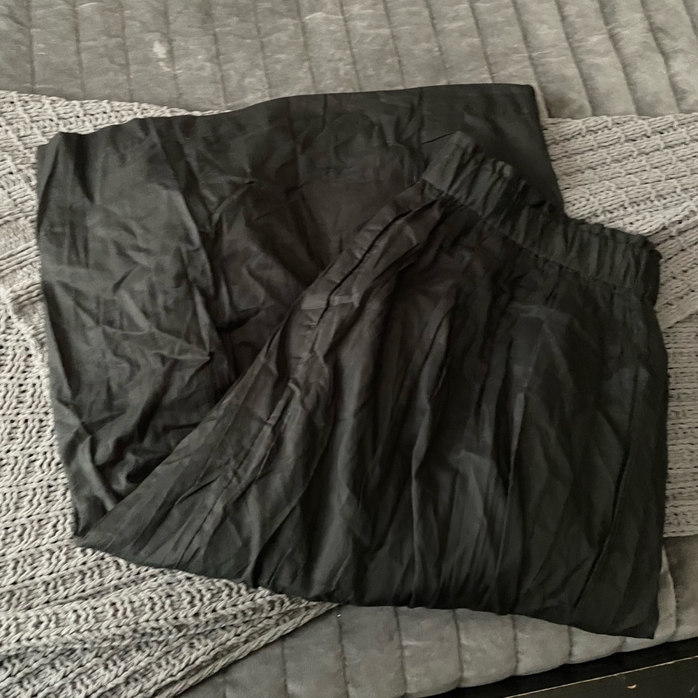 NWT- Jcrew cotton midi skirt in black